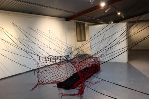 Image of a crocheted artwork